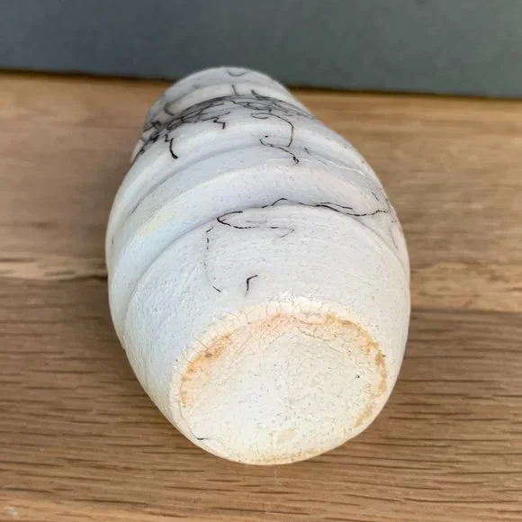 Horse Hair Bud Vase Pottery Navajo Bohemian Decor Hand Thrown Artisan - Picture 4 of 4